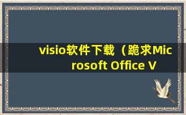 visio软件下载（跪求Microsoft Office Visio 2007(附密钥) 简体中文版软件百度云资源）